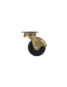 Castor RETRO FURNITURE SWIVEL WITH Plate DIAMETER 50 - S27PL 40