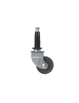 ROULETTE D’AMEUBLEMENT PIVOTANTE À TIGE DIAMÈTRE 30 MM CHARGE 15 KG - S40PP 30