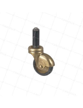Castor RETRO SWIVEL FURNITURE CASTOR WITH 13 MM DIAMETER EXPANDABLE STEM 40 - S25TC 40 • Caujolle