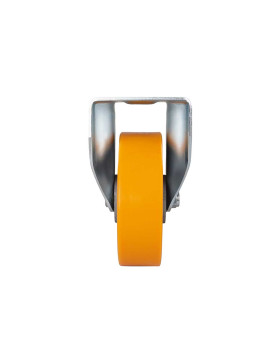 ROULETTE FIXE POLYURÉTHANE JANTE ALUMINIUM DIAMÈTRE 160 MM CHARGE 500KG - S77AR 160