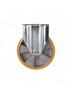 FIXED POLYURETHANE WHEEL ALUMINUM RIM DIAMETER 200 MM LOAD 500KG - S77AR 200