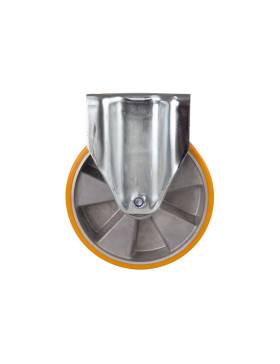 FIXED POLYURETHANE WHEEL ALUMINUM RIM DIAMETER 200 MM LOAD 500KG - S77AR 200
