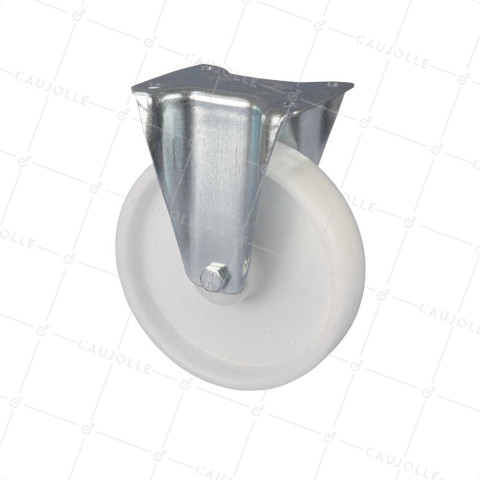 Castor FIXED HANDLING WHEEL IN POLYPROPYLENE DIAMETER 200 MM LOAD 200 KG - S75N 200 • Caujolle