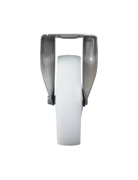 ROULETTE FIXE EN INOX 304 DIAMETRE 200 MM CHARGE 1000 KG - INOX FIXE RENF 200