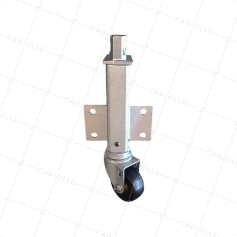 ROULETTE DE LEVAGE AVEC 80 MM DE DEBATTEMENT DIAMETRE 75 MM CHARGE 150 KG • Caujolle