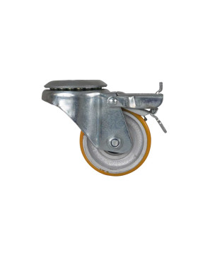 ROULETTE DE CRIC DE VOITURE DIAMÈTRE 80 MM A FREIN CHARGE 225 KG - S74 O 80 SFPU AF