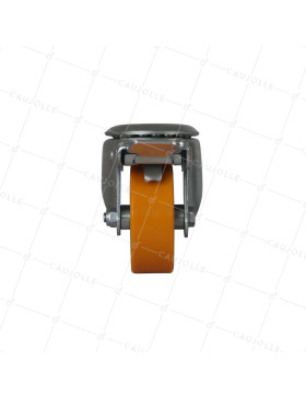 ROULETTE DE CRIC DE VOITURE DIAMÈTRE 80 MM A FREIN CHARGE 225 KG - S74 O 80 SFPU AF
