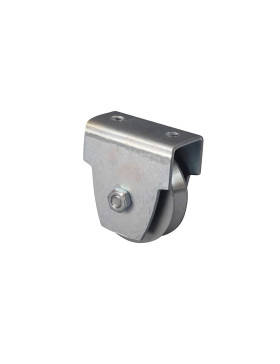 Wheel GATE WITH MOUNTING SUPPORT TO SCREW OR WELD DIAMETER 80 MM FOR TRIANGULAR RAIL LOAD 300 KG - MTSP GV 80 A
