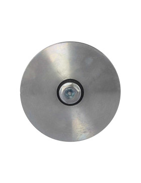 ROUE DE PORTAIL LARGE À GORGE CARRÉE DIAMÈTRE 160 MM POUR RAIL CARRÉ DE 20 MM CHARGE 1.6T AXE 16 MM - GAGC160L