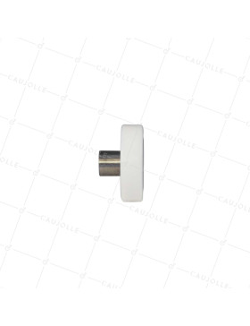 ROUE DE GUIDAGE LINÉAIRE EN POM DIAMÈTRE 42 MM AVEC AXE TARAUDÉ M6 INOX 304