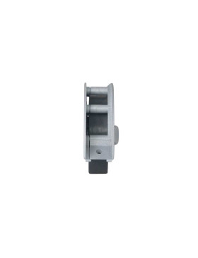 ROULETTE ENCASTRABLE POUR PORTE COULISSANTE EN BOIS 18 MM DE LARGE CHARGE 80 KG - NAPO