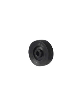 ROUE POLYPROPYLÈNE NOIRE DIAMÈTRE 48 MM CHARGE 30 KG AXE 8 MM - S2400P 50 A8 NOIR