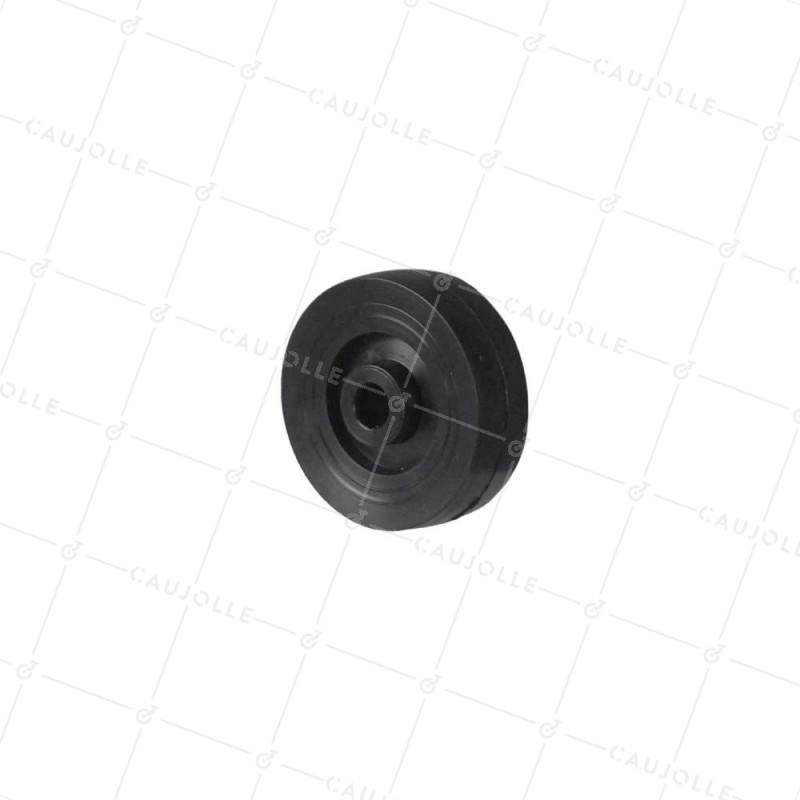 ROUE POLYPROPYLÈNE NOIRE DIAMÈTRE 48 MM CHARGE 30 KG AXE 8 MM - S2400P 50 A8 NOIR