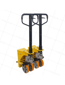 PALLET TRUCK FOR SIDE MOUNTED CONTAINER - LEFT RIGHT SET • Caujolle