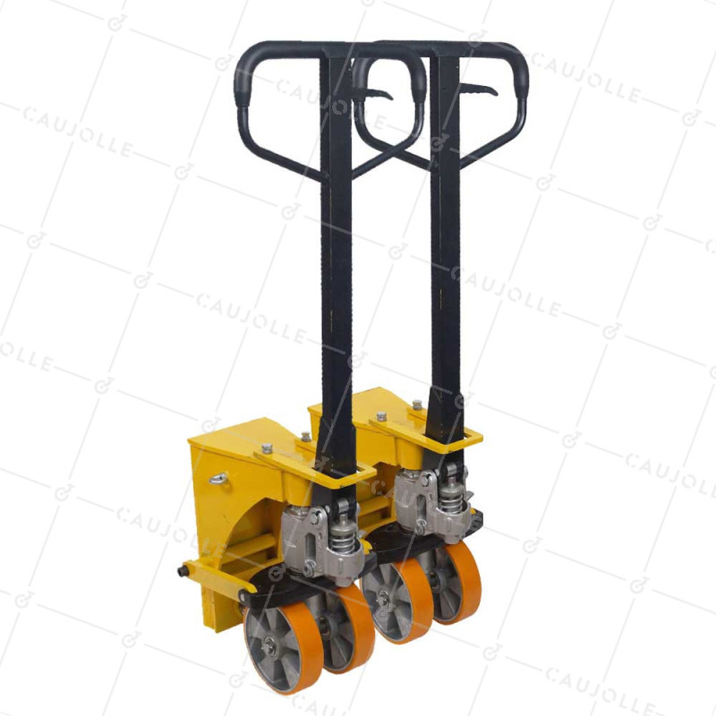 TRANSPALETTE POUR CONTAINER A FIXATION LATERALE - LOT DROITE GAUCHE