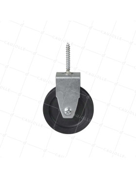 POULIE A TIREFOND POUR CABLE DE 8 MM DIAMETRE 70 MM CHARGE 60 KG -  PTF70B