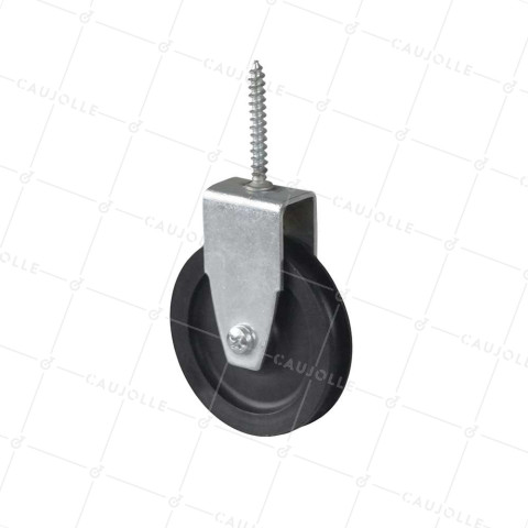 POULIE A TIREFOND POUR CABLE DE 8 MM DIAMETRE 70 MM CHARGE 60 KG -  PTF70B • Caujolle