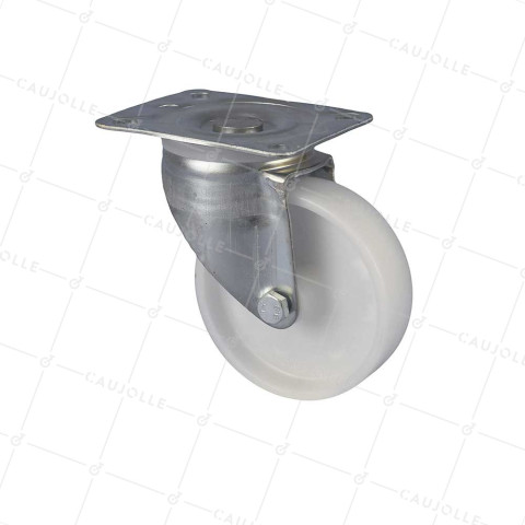 REINFORCED NYLON WHEEL DIAMETER 125 MM LOAD 180 KG -S2N 125R • Caujolle
