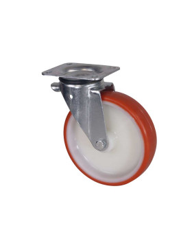 Castor OF NYLON/POLYURETHANE HANDLING DIAMETER 200MM LOAD 400 KG - S74NP 200