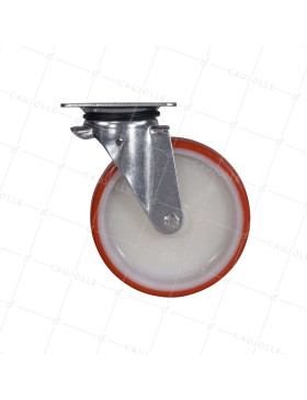 Castor OF NYLON/POLYURETHANE HANDLING DIAMETER 200MM LOAD 400 KG - S74NP 200