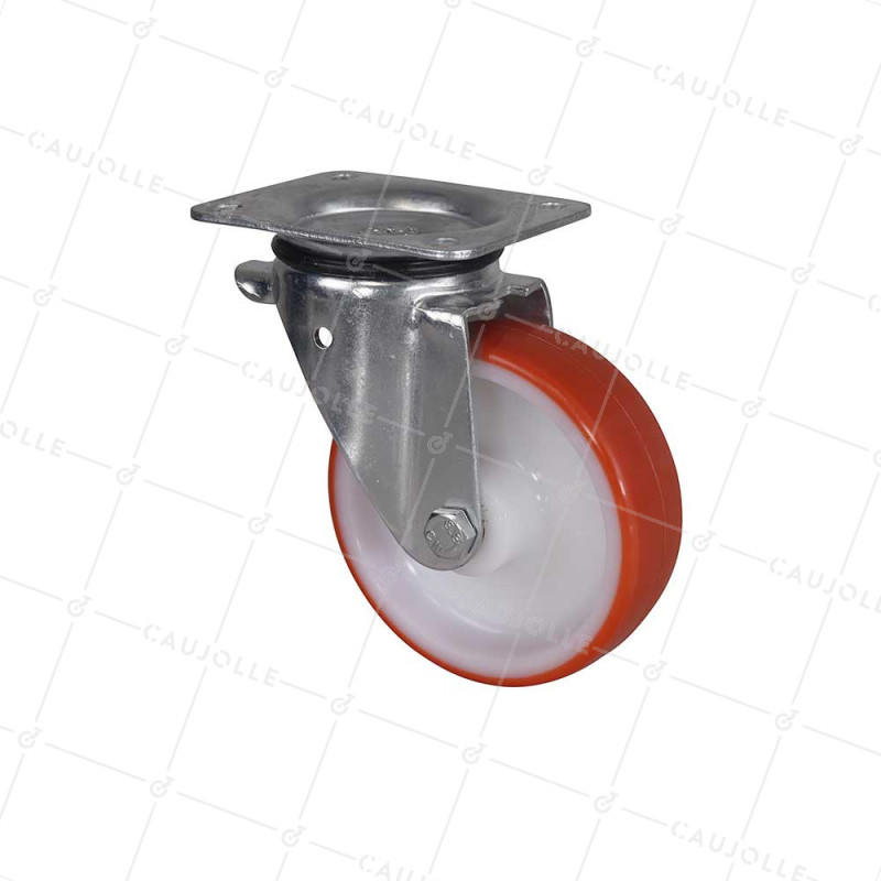 Castor OF NYLON/POLYURETHANE HANDLING DIAMETER 150 MM LOAD 300 KG - S74NP 150