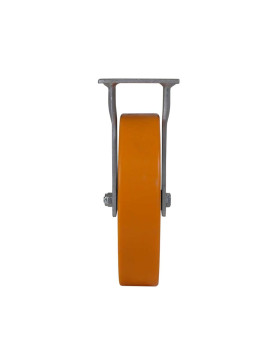 Castor FIXED REINFORCED POLYURETHANE WHEEL CAST IRON DIAMETER 250 MM LOAD 1400KG - S81 250F