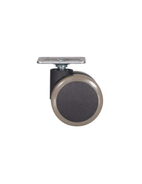 Castor FOR SMALL FURNITURE NOISE-REDUCING AND TRACE-RESISTANT DIAMETER 50 MM LOAD 50 KG - S49C 50P
