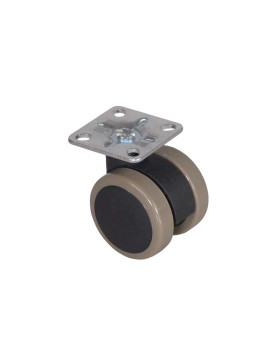 Castor FOR SMALL FURNITURE NOISE-REDUCING AND TRACE-RESISTANT DIAMETER 50 MM LOAD 50 KG - S49C 50P
