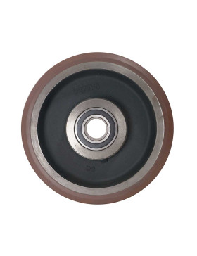 ROUE EN POLYURETHANE HAUTE RESISTANCE A L'EAU DIAMETRE 300 MM CHARGE 2400 KG-SFVK 300X100 LM100 RB45