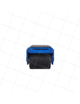 PATIN ROULANT EN ACIER CHARGE 2500 KG AVEC CAOUTCHOUC ANTIDERAPANT