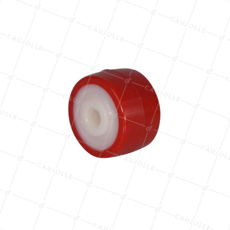 ROUE NYLON POLYURETHANE DIAMETRE 60 MM CHARGE 120 KG - S2450BP60