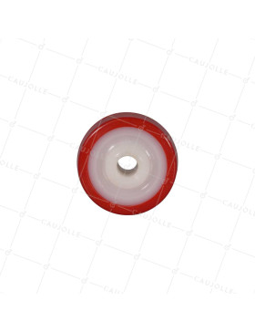 ROUE NYLON POLYURETHANE DIAMETRE 60 MM CHARGE 120 KG - S2450BP60