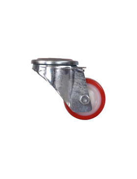 Castor HANDLING WHEEL WITH Bolt hole 12 MM DIAMETER 60 MM LOAD 120 KG NYLON POLYURETHANE-S2NP