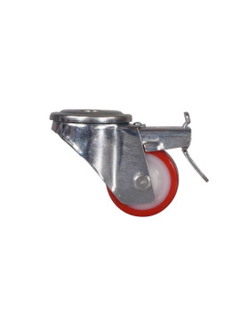 Castor LOW HEIGHT CASTOR 87 MM DIAMETER 60 MM LOAD 120 KG - S06NP60