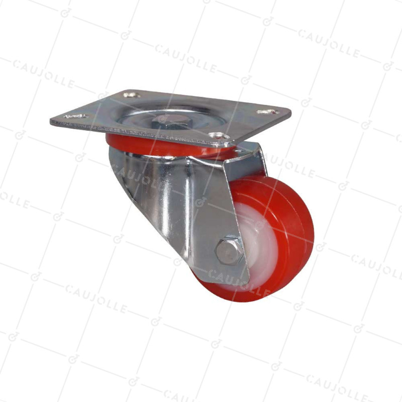 Castor LOW DIAMETER 60 MM HEAVY LOAD 120 KG IN NYLON AND POLYURETHANE