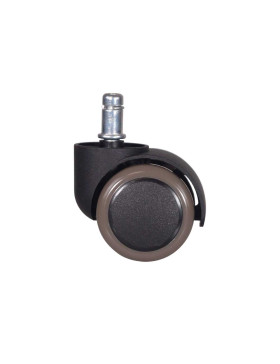 ROULETTE FAUTEUIL DE BUREAU DIAMÈTRE 50 MM NON TACHANTE À TIGE LISSE DE 11 MM CHARGE 50 KG - S49C50 TL11