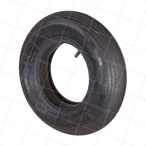 TIRE + INNER TUBE ASSEMBLY WITH A DIAMETER OF 400MM - PN +CH 400/8 4PR VELOCE LINE • Caujolle