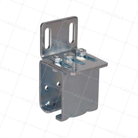 FIXATION MURALE DE RAIL POUR PORTE COULISSANTE DE GARAGE 650 KG - MOYEN FIX 4.4.4 • Caujolle
