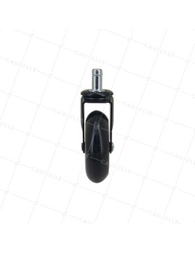 Castor FOR GAMER CHAIR WITH SMOOTH STEM DIAMETER 75 MM LOAD 40 KG - S49 PU 75 TL11