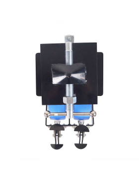 Castor OF BLUE NYLON CONTAINER DOUBLE 305 MM EXTREME LOAD 10000 KG REINFORCED FORK - CENTAURE SERIES