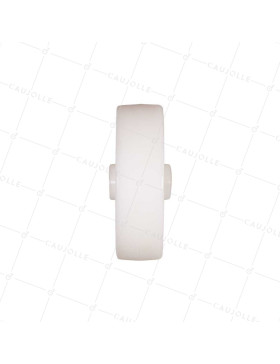 ROUE EN NYLON DIAMETRE 100 MM CHARGE 175 KG POUR AXE DE 12 MM SANS ROULEMENT - S2450 100/30 LM40 L12 AF