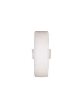 ROUE EN NYLON DIAMETRE 100 MM CHARGE 175 KG POUR AXE DE 12 MM SANS ROULEMENT - S2450 100/30 LM40 L12 AF