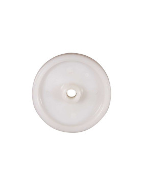 ROUE EN NYLON DIAMETRE 100 MM CHARGE 175 KG POUR AXE DE 12 MM SANS ROULEMENT - S2450 100/30 LM40 L12 AF