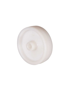 ROUE EN NYLON DIAMETRE 100 MM CHARGE 175 KG POUR AXE DE 12 MM SANS ROULEMENT - S2450 100/30 LM40 L12 AF