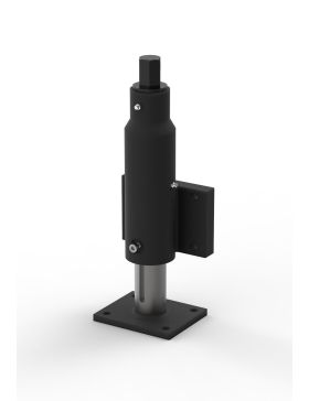 BEQUILLE DE LEVAGE SANS ROULETTE A PLATINE 75 MM DE DEBATTEMENT CHARGE 1000 KG