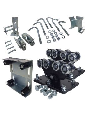 KIT COMPLET SANS RAIL POUR PORTAIL AUTOPORTANT TAILLE MEDIUM • Caujolle
