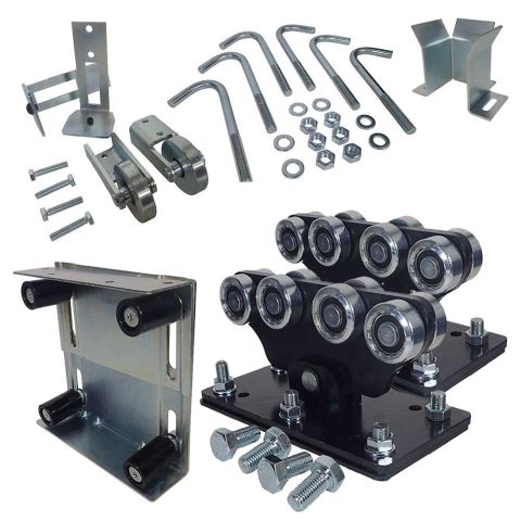 COMPLETE KIT WITHOUT RAIL FOR MEDIUM SIZE SLIDING GATE • Caujolle