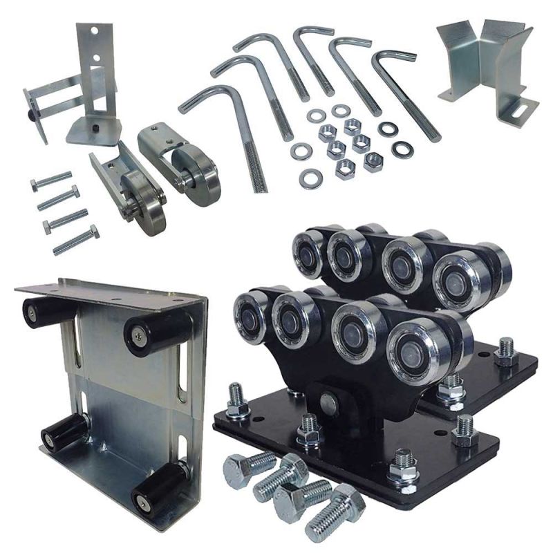 COMPLETE KIT WITHOUT RAIL FOR MEDIUM SIZE SLIDING GATE