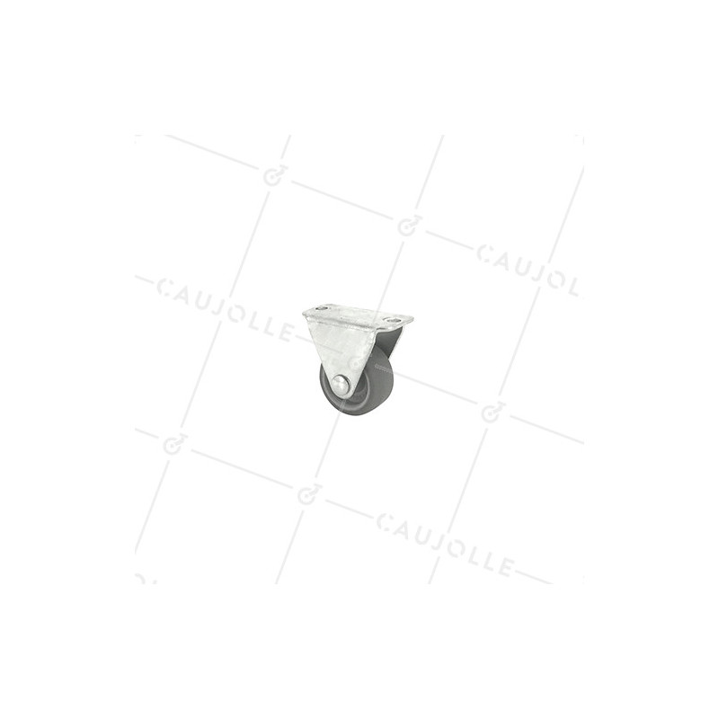Castor FIXED RUBBER ECO DIAMETER 25 MM LOAD 10 KG - S17C 25