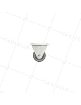 Castor FIXED RUBBER ECO DIAMETER 25 MM LOAD 10 KG - S17C 25